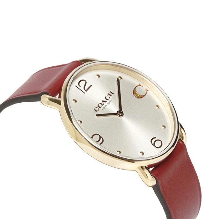 COACH コーチ 腕時計 レディース 革ベルト レザー ローズゴールド