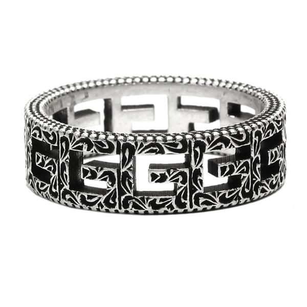 GUCCI グッチ リング 指輪 シルバー スクエアG メンズ GUCCI グッチ リング 指輪 シルバー スクエアG メンズ