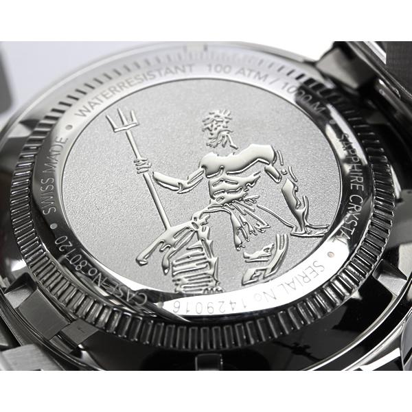 EDOX エドックス ネプチューン 腕時計 ダイバーズウォッチ 男性 100気圧防水 1000m防水 自動巻き ブランド 80120-3nm-brd