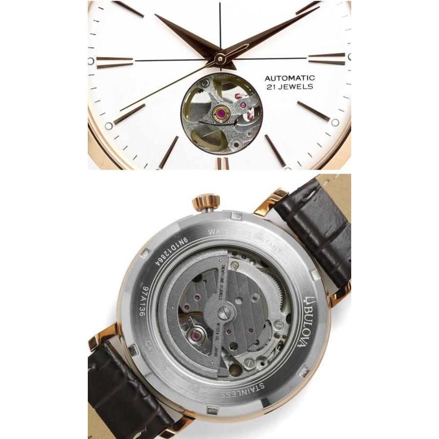 消費税無しBULOVA ブローバ AUTOMATIC 自動巻100M防水 メンズ 腕時計 ...