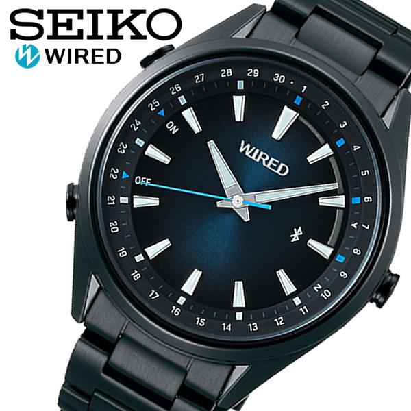 ＷＥＢ限定カラー有 SEIKO セイコー WIRED ワイアード TYOKO SORA 腕時計 メンズ Bluetooth Time connect  スマホ 時刻修正 AGAB413 