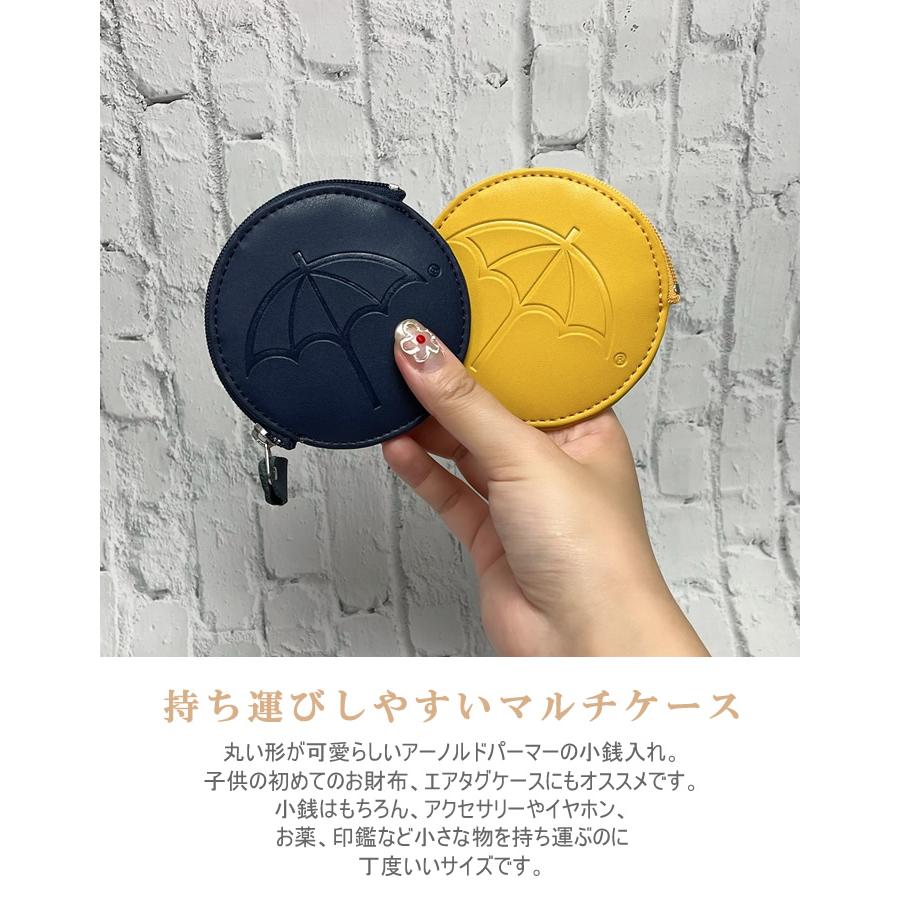 アーノルドパーマー 小銭入れ レディース メンズ キッズ コインケース 丸型 ブランド 本革 財布 薄型 革 ケース 女の子 男の子 ギフト | Arnold Palmer | 02