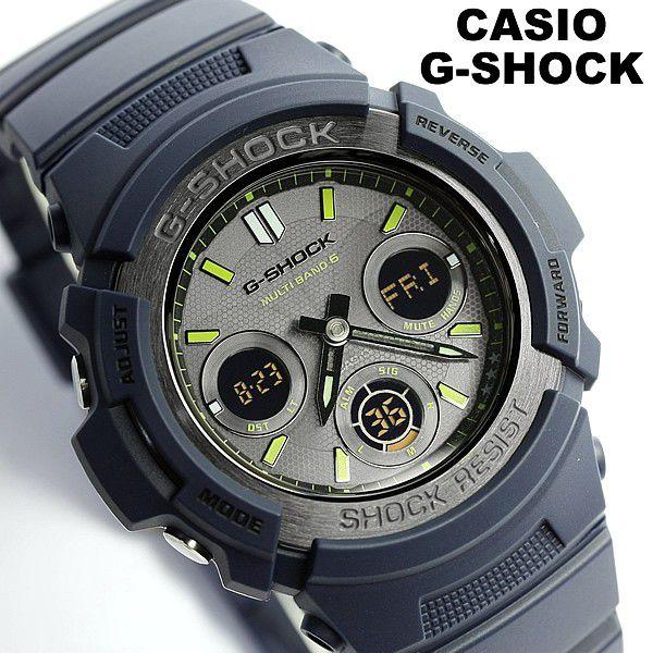 Gショック 電波ソーラー G-SHOCK ジーショック Gショック 電波ソーラー腕時計 AWG-M100NV-2AER 限定セール｜cameron