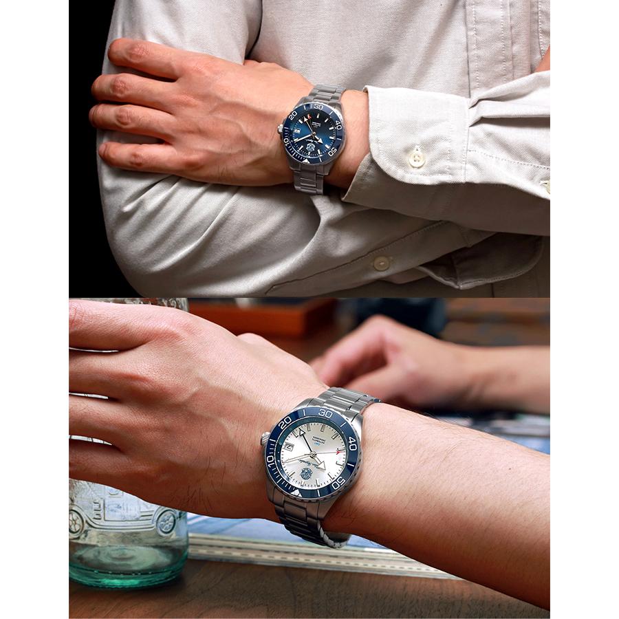 ブルーインパルス 腕時計 メンズ 自動巻き GMT ダイバーズ 日本製 限定