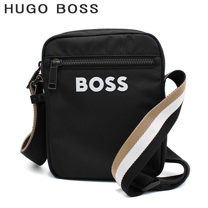極美品　未使用に近い　ヒューゴボス　メンズ　ビジネスバッグ　ショルダーバッグ HUGO BOSS (ヒューゴボス) メンズ ショルダーバッグ ロゴ ジップ