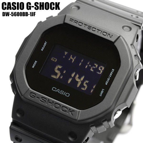 G-SHOCK Gショック ジーショック カシオ CASIO ソリッドカラ―ズ オールブラック 腕時計 DW-5600BB-1｜cameron