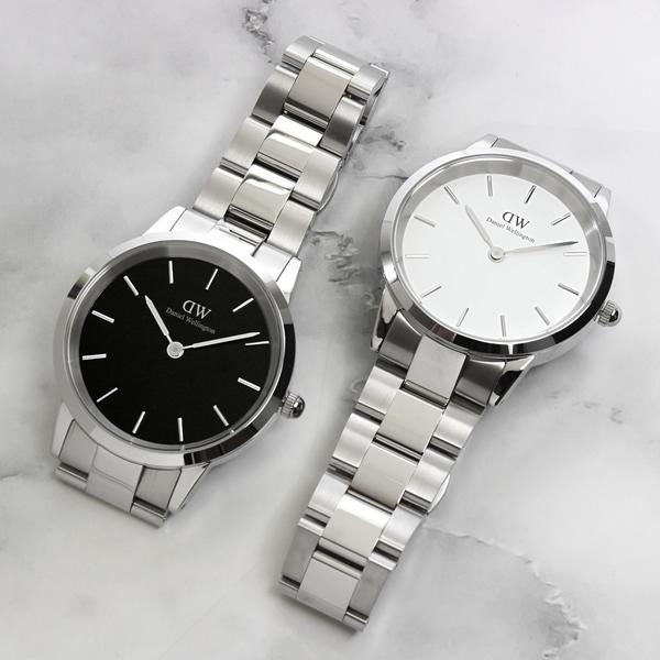 ダニエルウェリントン ローマン デイト メンズ クオーツ 腕時計 ホワイト Daniel Wellington ダニエルウェリントン 腕時計 メンズ