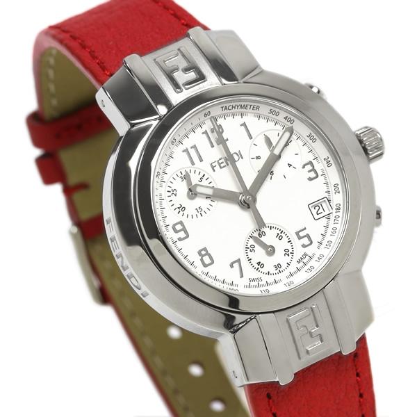 FENDI フェンディ 腕時計 レディース スイス製 女性用 ズッカ クロノ