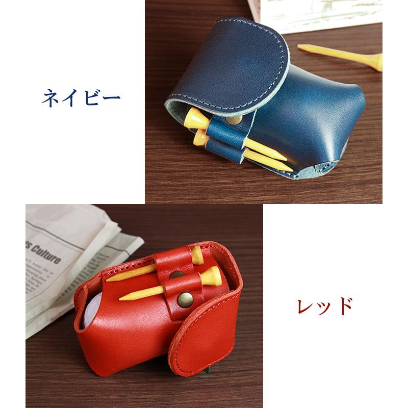 日本製 ゴルフボールケース ホルダー メンズ 本革 牛革 栃木レザー ポーチ 収納 ティー ボール コンペ 景品 国産 プレゼント golfballcase03 超PayPay祭 |  | 06