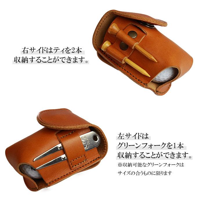 日本製 ゴルフボールケース ホルダー メンズ 本革 牛革 栃木レザー ポーチ 収納 ティー ボール コンペ 景品 国産 プレゼント golfballcase03 超PayPay祭 |  | 08