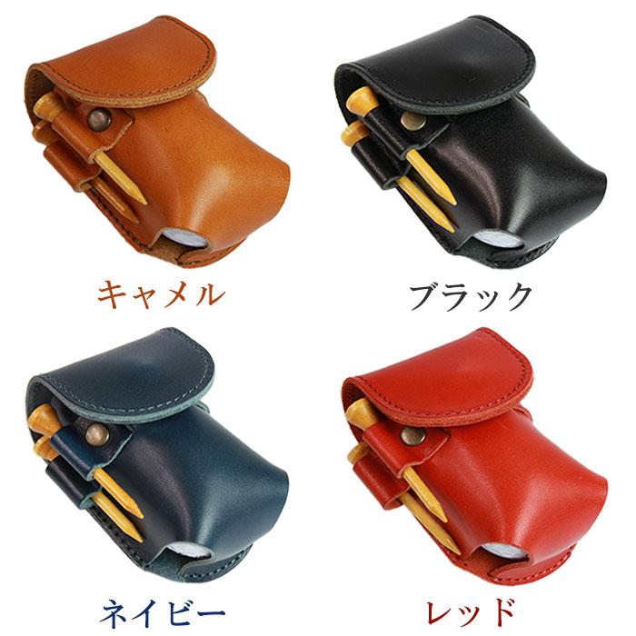 日本製 ゴルフボールケース ホルダー メンズ 本革 牛革 栃木レザー ポーチ 収納 ティー ボール コンペ 景品 国産 プレゼント golfballcase03 超PayPay祭 |  | 12