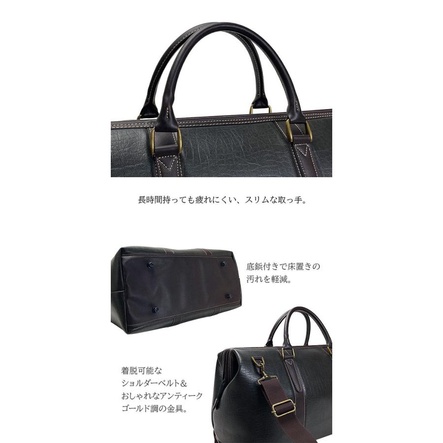 ボストンバッグ メンズ 2way ダレス ビジネス 旅行カバン 黒 おしゃれ
