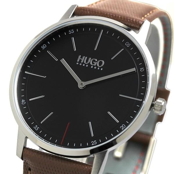 ヒューゴボス HUGO BOSS 腕時計 メンズ 革ベルト レザー ブランド EXIT
