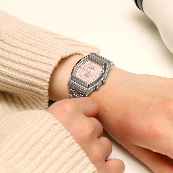 シチズン Q Q 電波 ソーラー 腕時計 レディース 電波時計 電波時計 トノー型 10気圧防水 レザーベルト 女性用 ギフト プレゼント Hj05 腕時計 財布 バッグのcameron 通販 Yahoo ショッピング