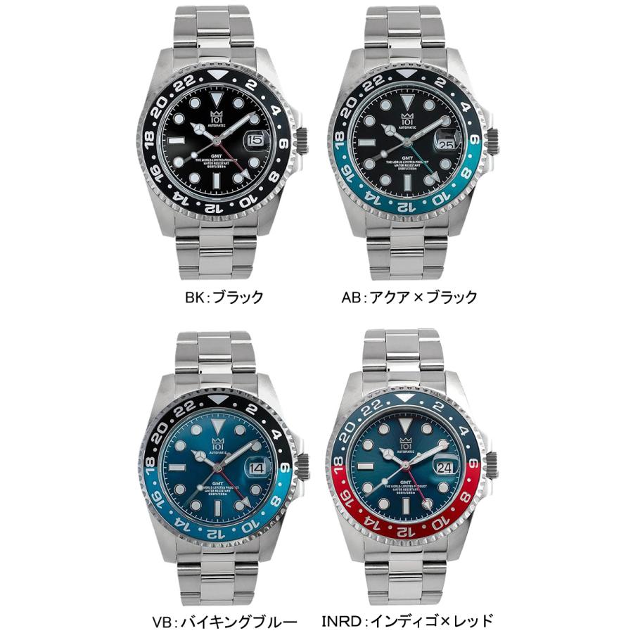 HYAKUICHI ヒャクイチ 101 GMT ダイバーズウォッチ 腕時計 メンズ 機械