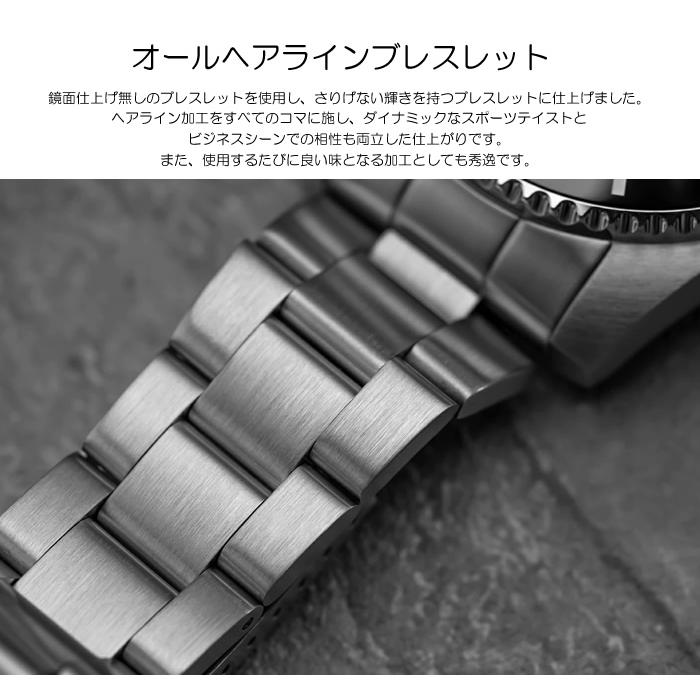HYAKUICHI ヒャクイチ 腕時計 メンズ 自動巻き ダイバーズ 38mm 20気圧