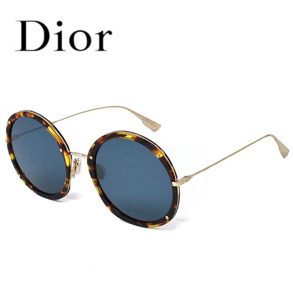 Christian Dior レディースサングラス（フレーム形状：ラウンド）の  