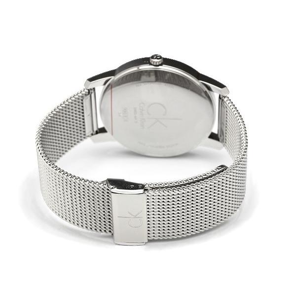 Calvin Klein カルバンクライン CKシティ 腕時計 メンズ 43mm クオーツ メッシュベルト シルバー ブラック k2g2g121 Calvin CKシティ 腕時計 メンズ 43mm クライン