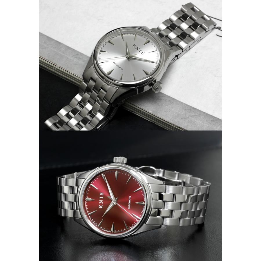 KNIS ニス 日本製 自動巻き 腕時計 メンズ サファイアガラス
