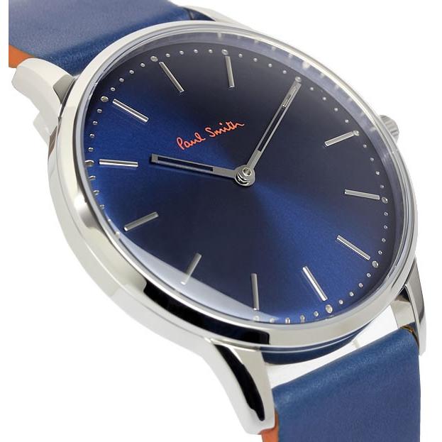 ポールスミス Paul Smith 腕時計 メンズ 革ベルト 子牛革 Unisex Slim 40mm クオーツ 日本製ムーブメント 5気圧防水 シンプル ファッション PS13｜cameron｜02