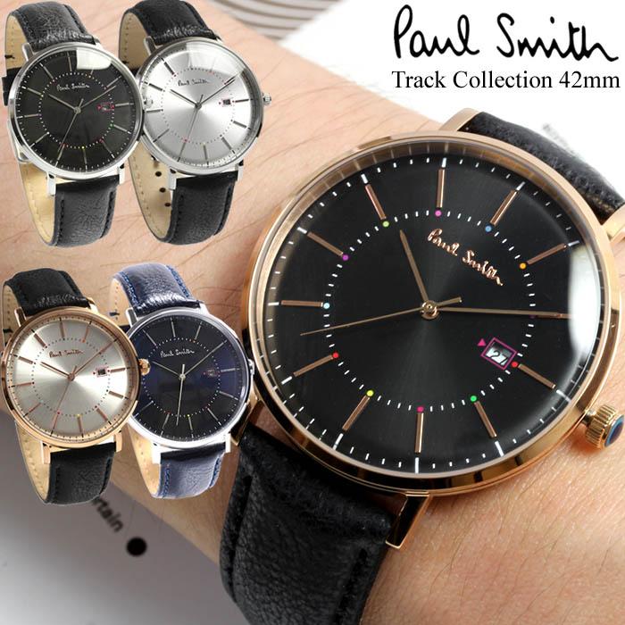 Paul Smith ポールスミス 腕時計 メンズ 革ベルト Track 42mm Paul Smith ポールスミス 腕時計 メンズ 革ベルト Track 42mm