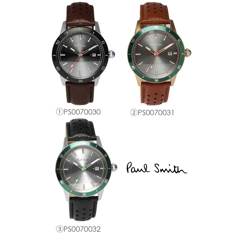 Paul Smith（ポール・スミス） 腕時計 メンズ 革ベルト 43mm レザー