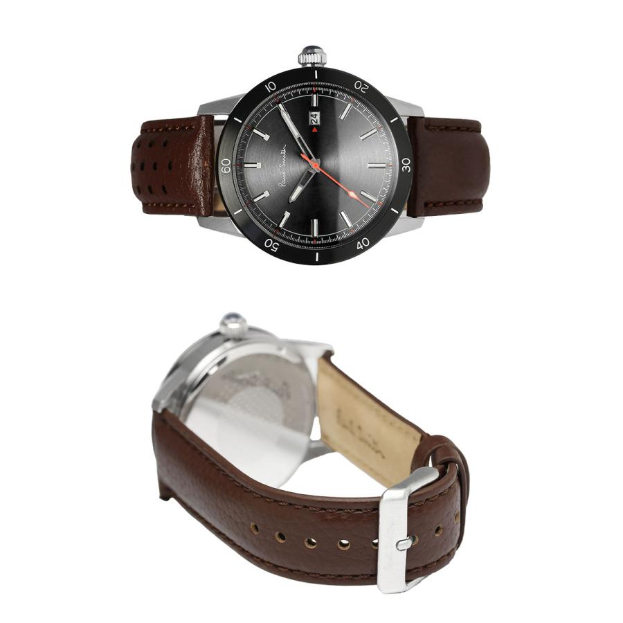 Paul Smith（ポール・スミス） 腕時計 メンズ 革ベルト 43mm レザー