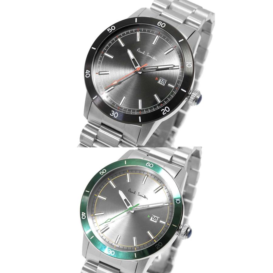 ポールスミス Paul Smith 腕時計 メンズ 43mm ステンレス クラシック ブランド 人気 ウォッチ ギフト プレゼント グリーン グレー ブラック シルバー | Paul Smith | 03