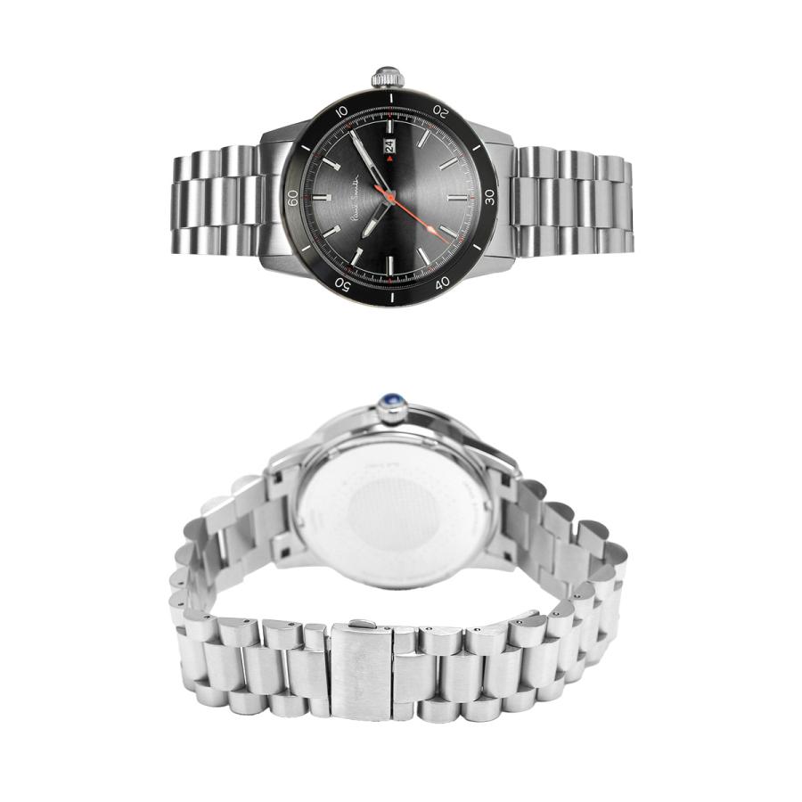 ポールスミス Paul Smith 腕時計 メンズ 43mm ステンレス クラシック ブランド 人気 ウォッチ ギフト プレゼント グリーン グレー ブラック シルバー | Paul Smith | 05