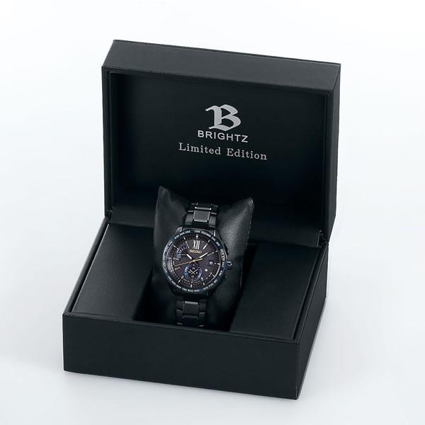 セイコー SEIKO ブライツ BRIGHTZ 腕時計 メンズ ソーラー電波 エターナルブルー限定 限定800本 チタンモデル ブルーサファイア  サファイアガラス SAGA269