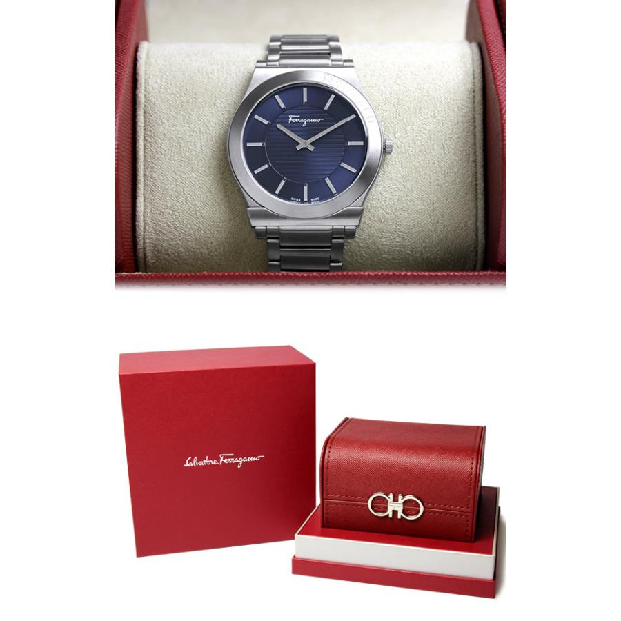 SalvatoreFerragamo サルヴァトーレフェラガモ 腕時計 メンズ ブランド プレゼント ステンレス シルバー ネイビー シンプル  sfmp00322