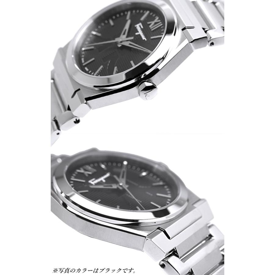 FERRAGAMO 腕時計 シルバー×ブラック シンプル ビジネス 上品 箱付き SalvatoreFerragamo サルヴァトーレフェラガモ 腕時計 メンズ