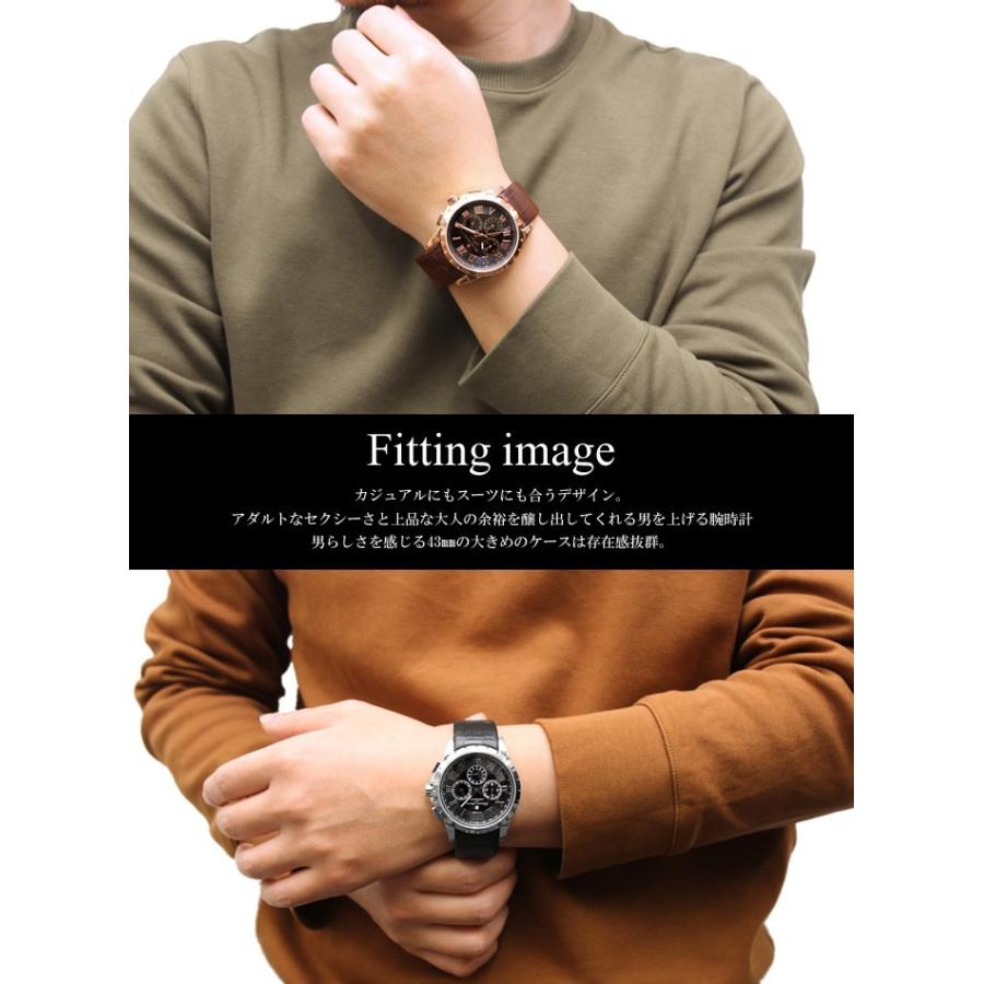 Salvatore Marra サルバトーレマーラ 電波 ソーラー クロノグラフ 腕時計 メンズ  革ベルト レザー 限定モデル SM20102｜cameron｜07
