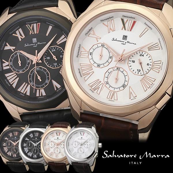 サルバトーレマーラ Salvatore Marra クロノ クオーツ メンズ 腕時計 SM14122｜cameron