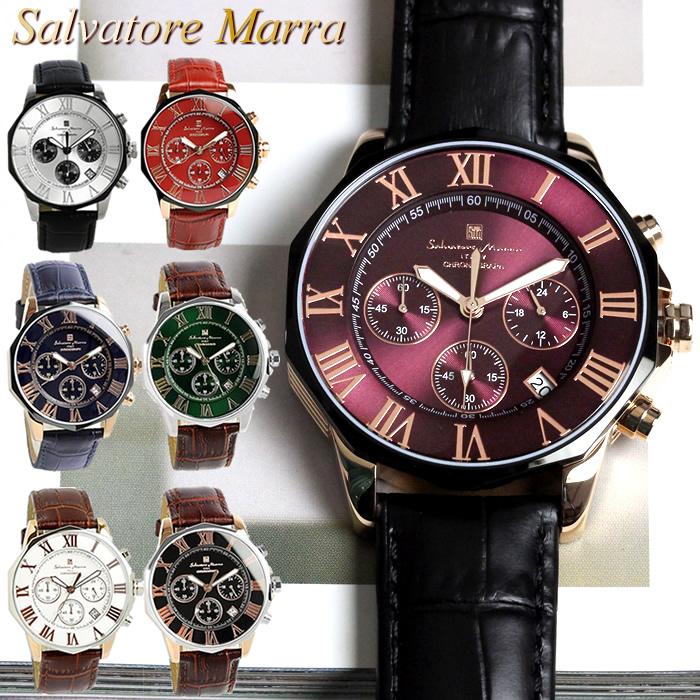 サルバトーレ・マーラ（SALVATORE MARRA） 腕時計 メンズ 革ベルト