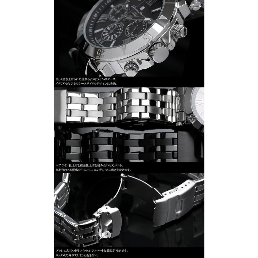 Salvatore Marra サルバトーレマーラ 電波 ソーラー 腕時計 メンズ クロノグラフ クロノ 限定モデル SM15114 ギフト 10気圧防水｜cameron｜08