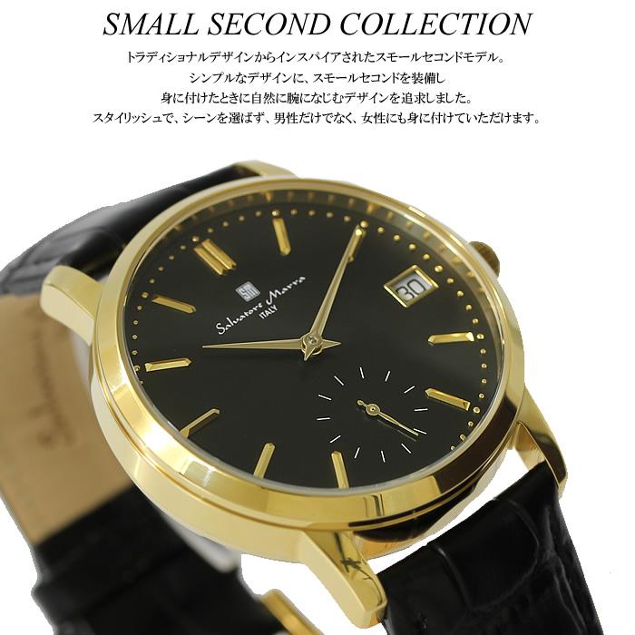 Salvatore Marra サルバトーレマーラ 腕時計 メンズ レディース 革ベルト レザー 38mm ウォッチ ブランド 人気 シンプル SM22106｜cameron｜02