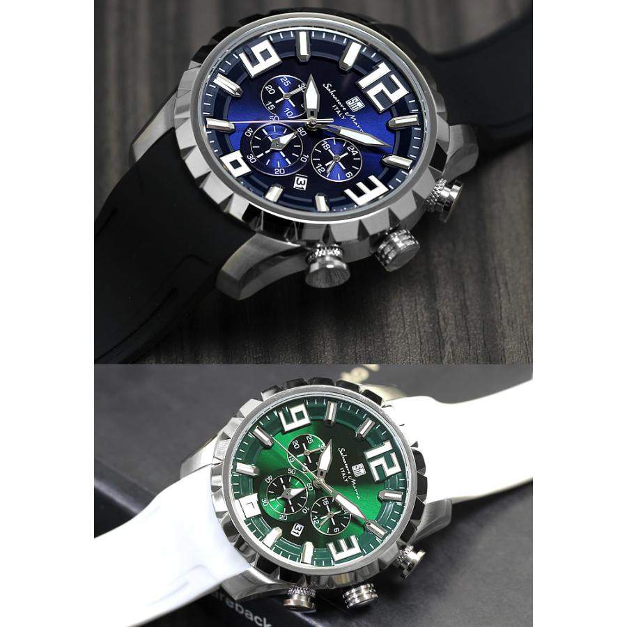 【サルバトーレマーラ】腕時計 ウォッチ ブルー クロノグラフ サルバトーレマーラ 腕時計 メンズ クロノグラフ アセテート