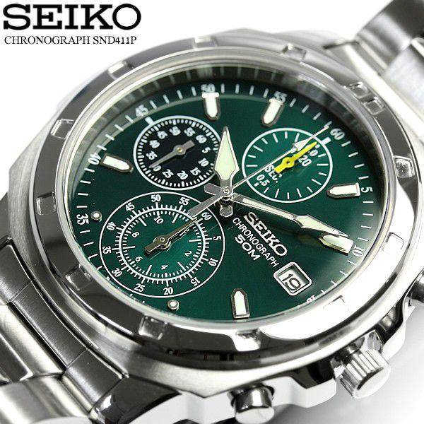 SEIKO SNDB11P1 クロノグラフ SEIKO（セイコー） 腕時計 メンズ クロノグラフ SND411 腕時計 メンズ