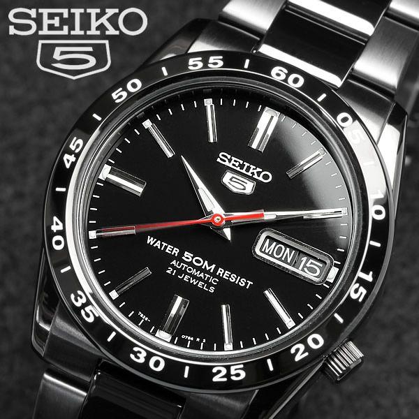 箱訳あり★希少★SEIKO 5 セイコー5 自動巻腕時計 ブラック SNKE03 SEIKO（セイコー） 腕時計 メンズ セイコー5 逆輸入 腕時計 自動巻き