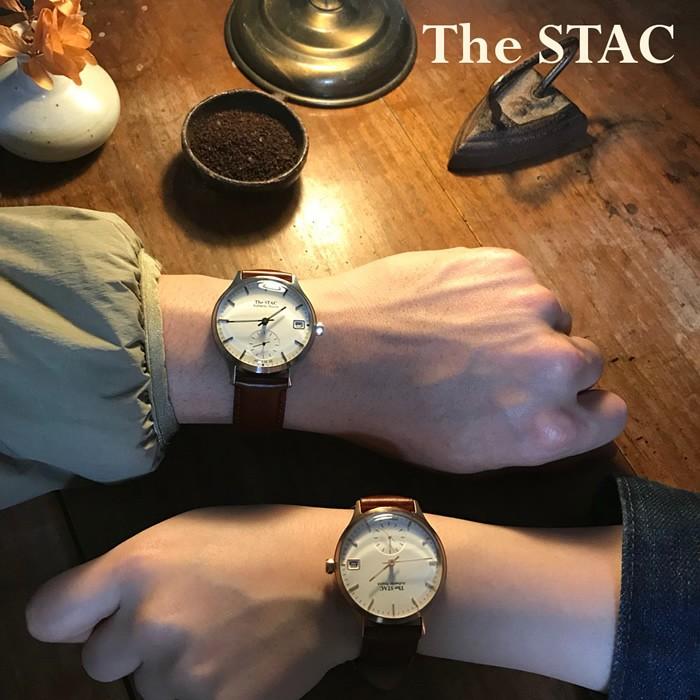 ペアウォッチ 2本セット The STAC ザ・スタック 日本製 腕時計 革
