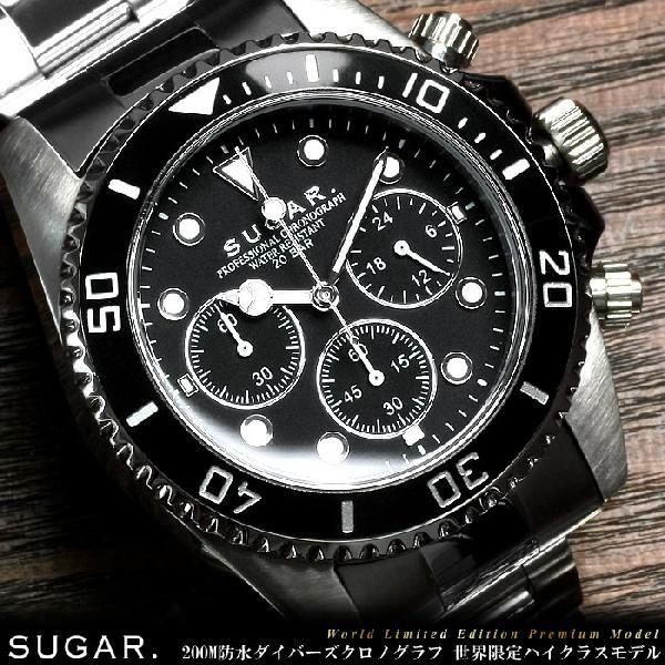エポス　ダイバークロノグラフ　200m　デイデイト　ATメンズ腕時計　稼働品 ダイバーズ ウォッチ ダイバーズウォッチ クロノグラフ 200m防水