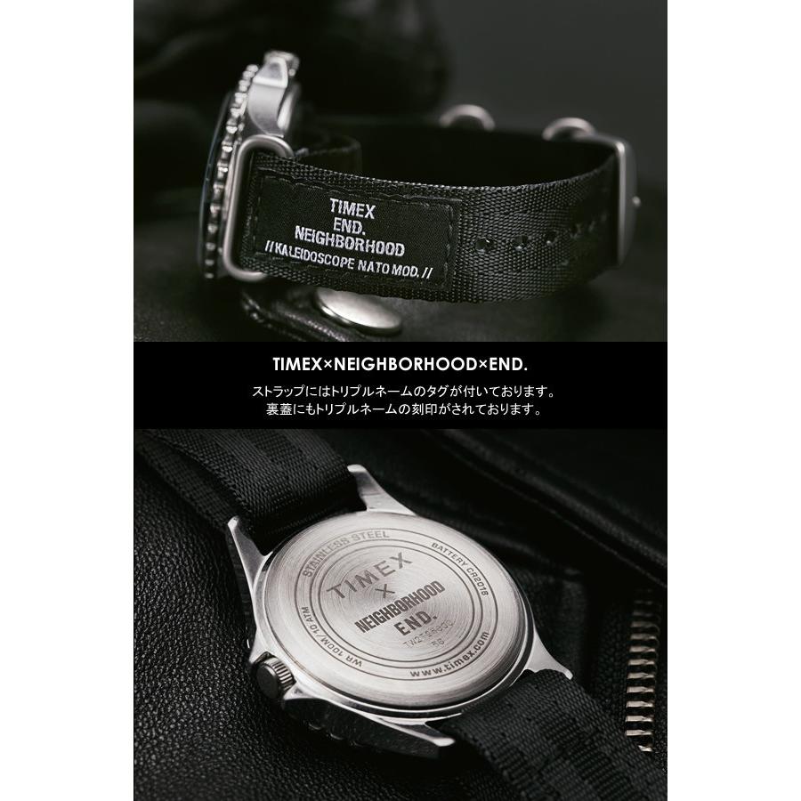 TIMEX×ネイバーフッド×END. 腕時計 ウォッチ メンズ 男性用 限定モデル トリプルコラボレーションウォッチ tw2t25000