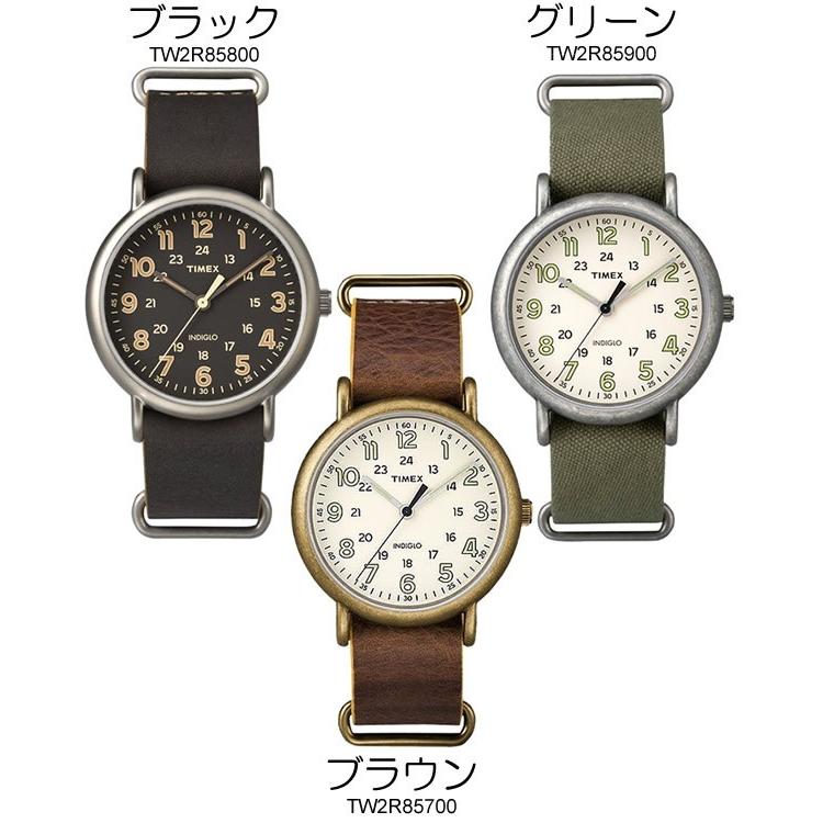 TIMEX Weekender Vintage タイメックス ヴィンテージ 腕時計 ウォッチ メンズ 男性用 tw2p85700 tw2p85800 tw2p85900｜cameron｜03