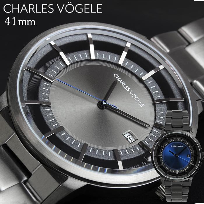 Charles Vogele（シャルルホーゲル） メンズ 腕時計 アナログ 41mm