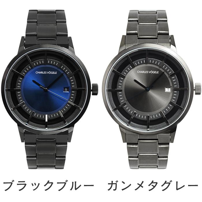 Charles Vogele（シャルルホーゲル） メンズ 腕時計 アナログ 41mm