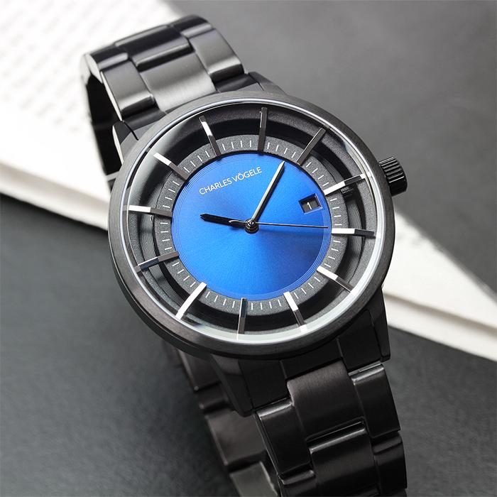 Charles Vogele（シャルルホーゲル） メンズ 腕時計 アナログ 41mm