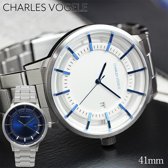 Charles Vogele（シャルルホーゲル） メンズ 腕時計 アナログ 41mm