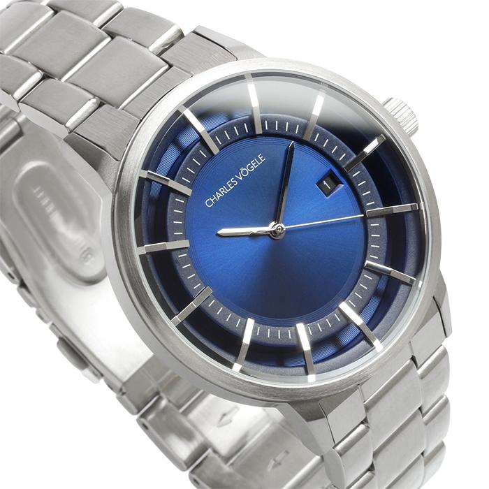 Charles Vogele（シャルルホーゲル） メンズ 腕時計 アナログ 41mm