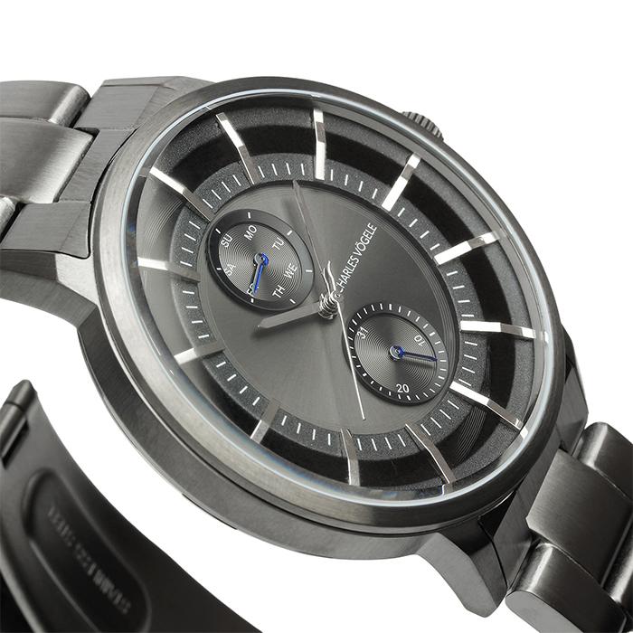 Charles Vogele（シャルルホーゲル） メンズ 腕時計 クォーツ 41mm